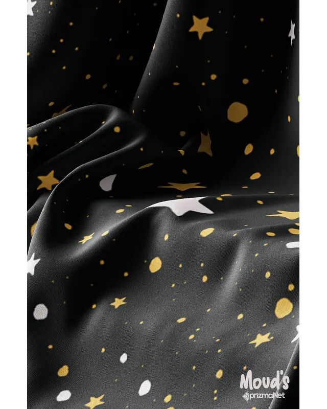 Black Star Rectangular Easy-Care Suede-Feel Tablecloth - MS-16 - 3