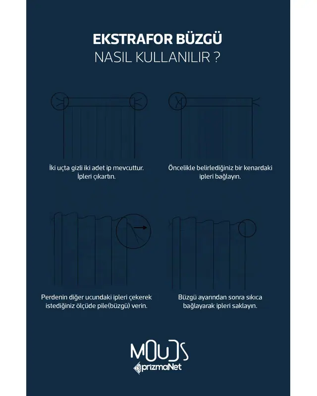 Artboard 2 Desenli Fon Perde Genç Odası Oturma Odası Süet Dijital Baskılı Ekstrafor Büzgü TEK KANAT - 3