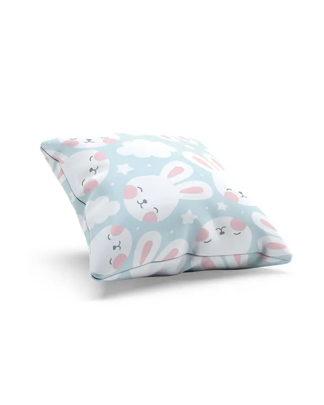 Bugs Rabbit - 1 Pattern Double-Sided Printed Suede Cushion Cover - 2