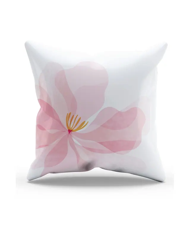 Double-Sided Printed Rabesa Pattern Set of 3 Coordinated Suede Cushion Cover - 4