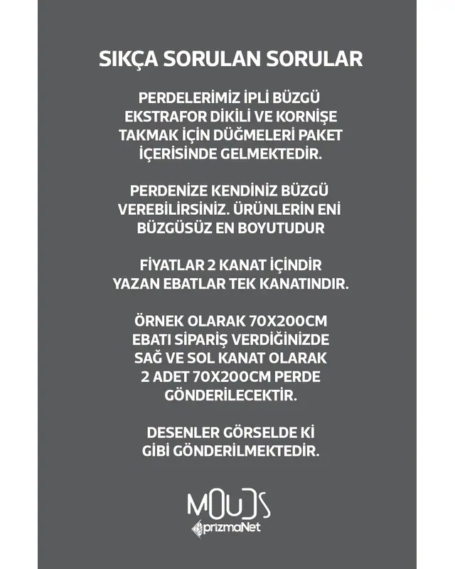 Bej Minimal Çiçek Desenli Süet Oturma Odası Salon Fon Perde Baskılı Ekstrafor Büzgü 2 Kanat PRD-1058 - 4