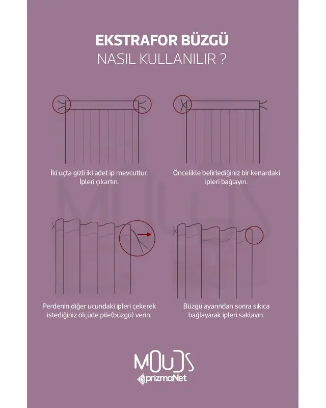 Pink Girl Patterned Decorative Curtain Kids' and Baby Room Digital Printed Suede Pencil Pleat - Single Panel - PRD-51-TK - 5