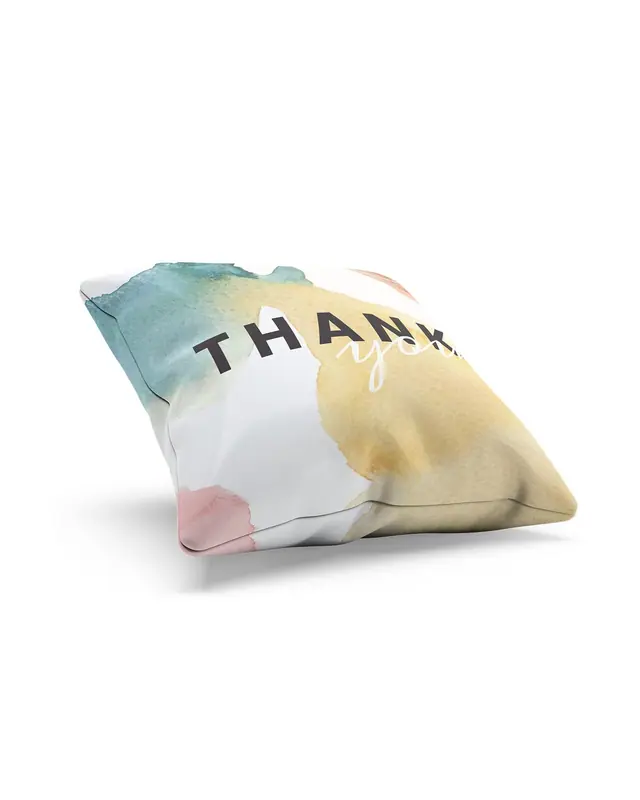 Life Words-3 Pattern Double-Sided Printed Suede Cushion Cover - 2