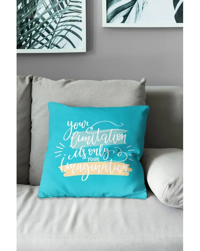 Motivation Type-2 Pattern Double-Sided Printed Suede Cushion Cover - 3