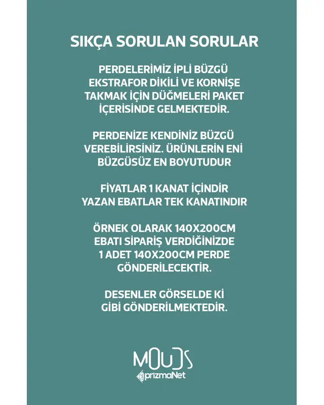 Yeşil Noktalı Desenli Süet Oturma Odası Salon Fon Perde Baskılı Ekstrafor Büzgü TEK KANAT PRD-1069 - 3