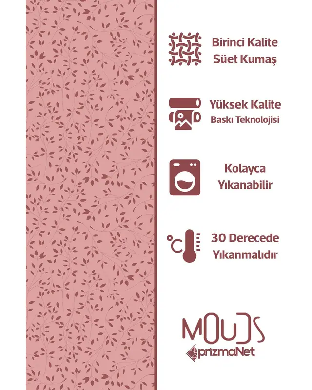 Suede Textured Fabric Bordo Wood Dals Patterned Kitchen Apron, Chef Apron, Waiter Apron, Restaurant Apron - MTF-12 - 3