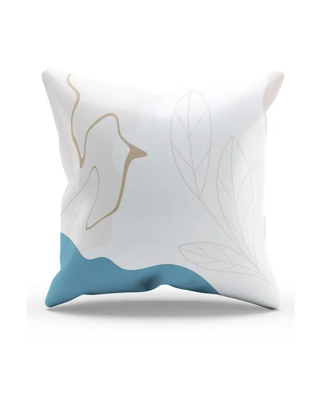 Double-Sided Printed Farmer Pattern Set of 3 Coordinated Suede Cushion Cover - 6