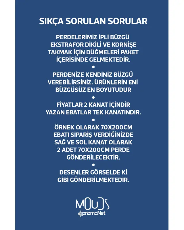 Çiçek Serisi Desenli Süet Oturma Odası Salon Fon Perde Baskılı Ekstrafor Büzgü 2 Kanat PRD-1007 - 4