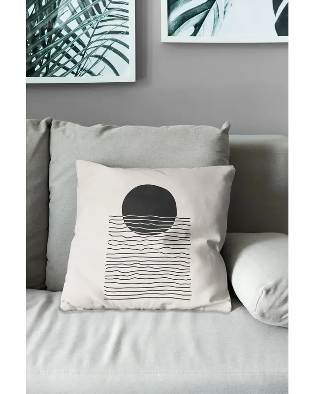 Real Art - 2 Pattern Double-Sided Printed Suede Cushion Cover - 3