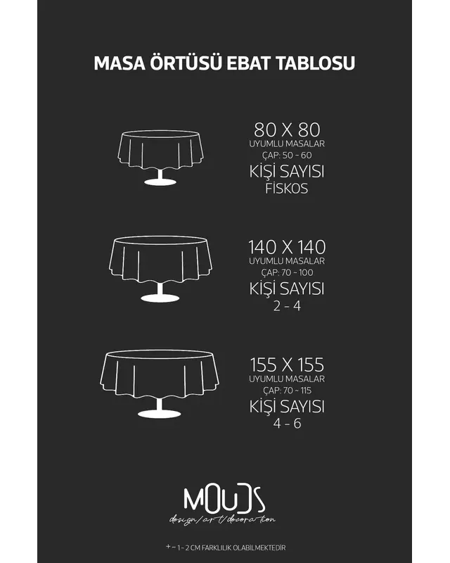 Black Gingham Round Easy-Care Suede-Feel Tablecloth - MSY-3000-SYH - 3