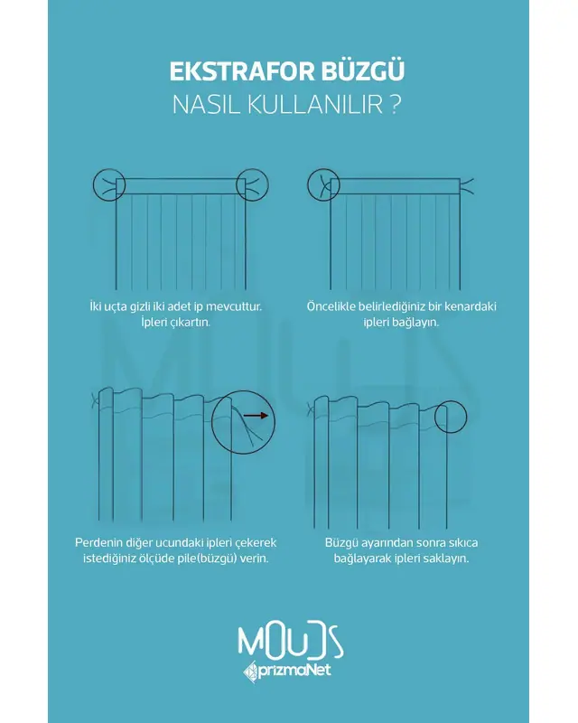 Mutlu Aslan Desenli Fon Perde Çocuk ve Bebek Odası Süet Dijital Baskılı Ekstrafor Büzgü TEK KANAT - 6