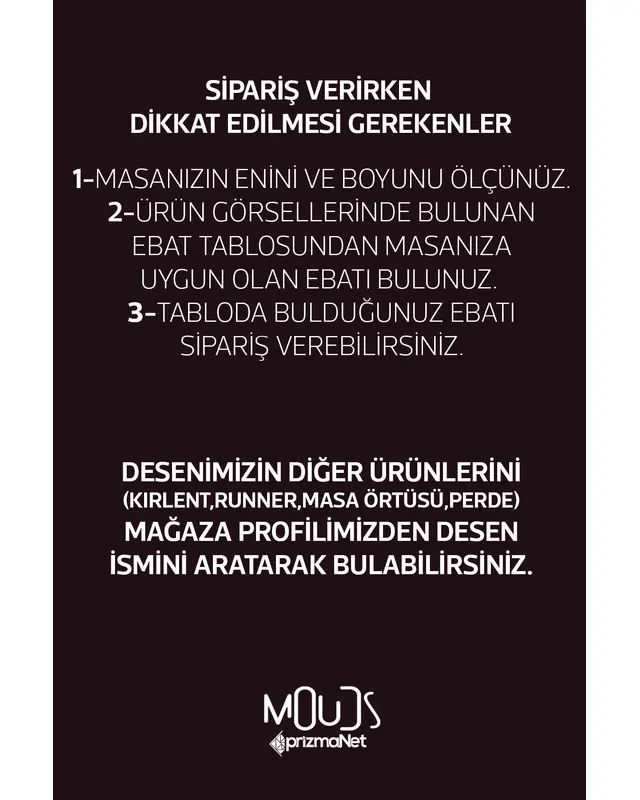 Ramazan Mor Ay Desenli Süet Kumaş Dertsiz Masa Örtüsü Kare ve Dikdörtgen Ramadan - 7