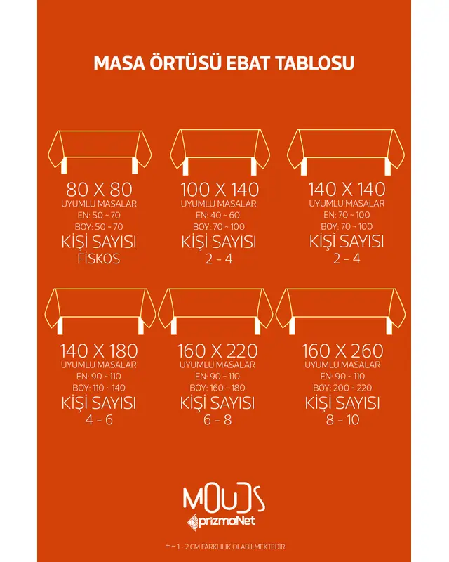 Fall Desenli Masa Örtüsü Dertsiz Süet Dokulu Kumaş Kare ve Dikdörtgen - 4