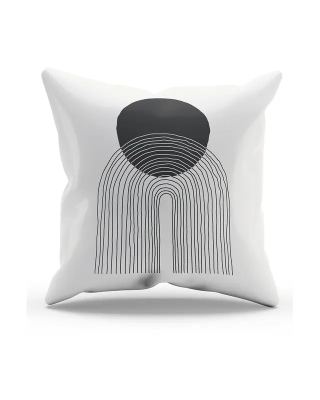 Real Art - 4 Pattern Double-Sided Printed Suede Cushion Cover