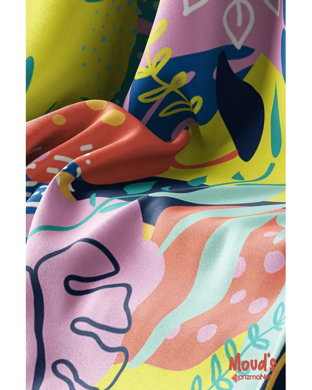 Colourful Leaves Rectangular Easy-Care Suede-Feel Tablecloth - MS-61 - 3
