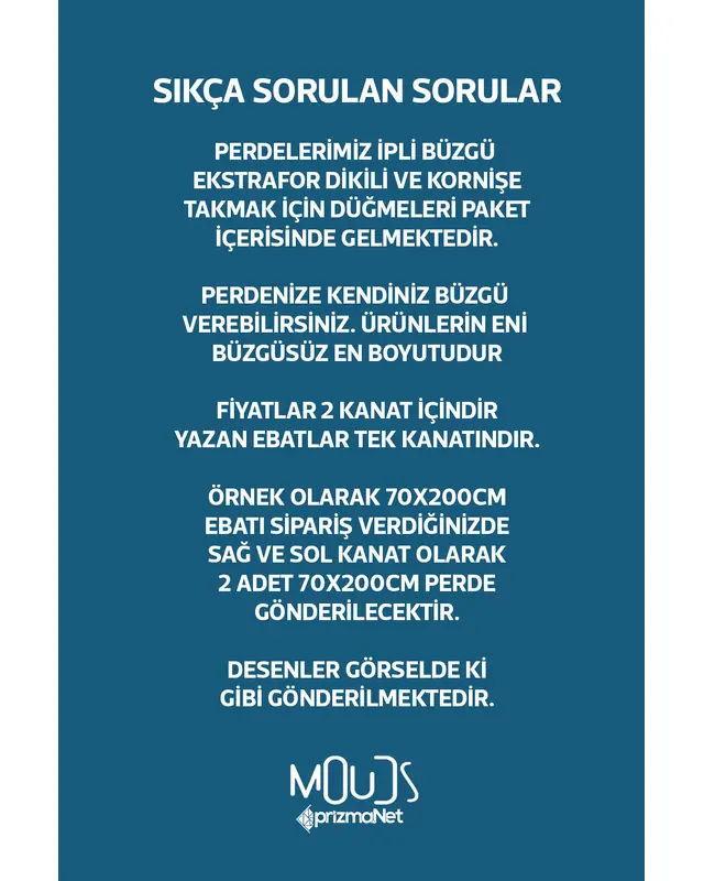 Kış Dalları Desenli Süet Oturma Odası Salon Fon Perde Baskılı Ekstrafor Büzgü 2 Kanat PRD-1024 - 4