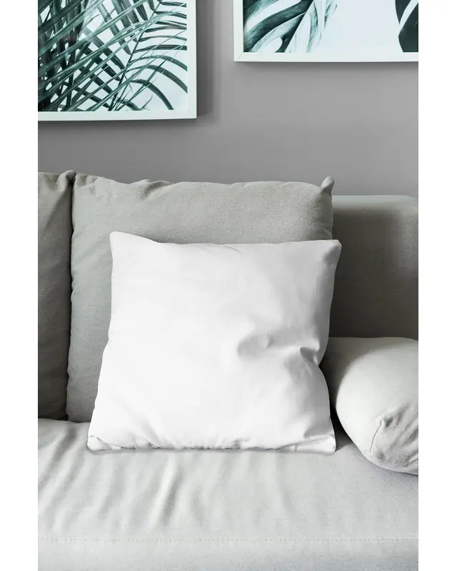 Double-Sided White Set of 4 Suede Cushion Cover - PL1120 - 2