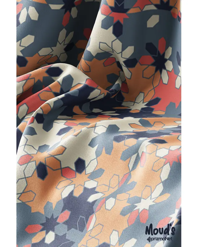 Mosaic Rectangular Easy-Care Suede-Feel Tablecloth - MS-85 - 3