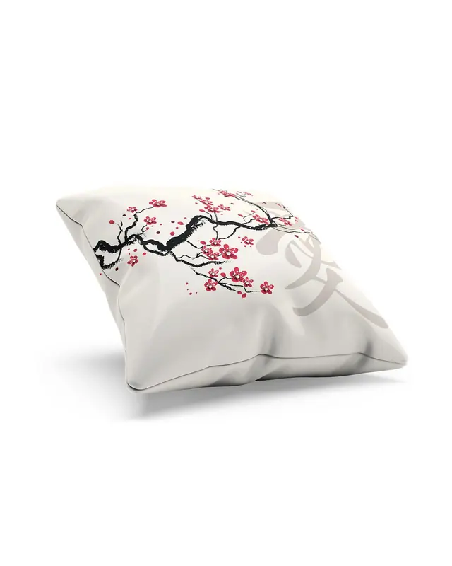 Blossom Japan - 4 Pattern Double-Sided Printed Suede Cushion Cover - 2