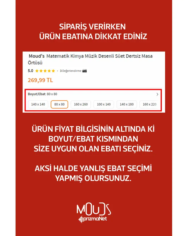 Kokina Çiçeği Yılbaşı Desenli Yuvarlak Masa Örtüsü Dertsiz Süet Dokulu Kumaş Yeni Yıl - 4