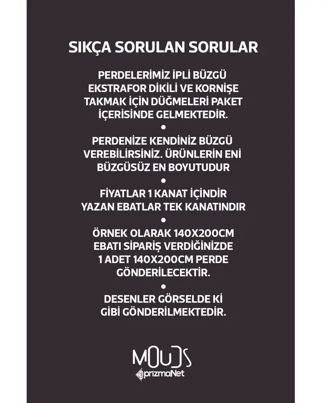 Mix 6 Desenli Süet Oturma Odası Salon Fon Perde Dijital Baskılı Ekstrafor Büzgü TEK KANAT PRD-1009 - 3