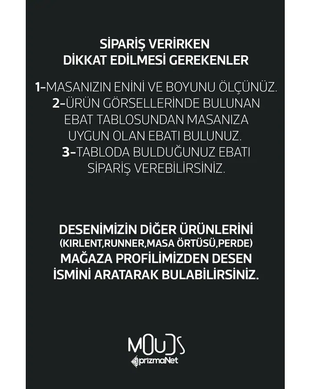 Ramazan Lacivert Ay ve Lamba Desenli Süet Kumaş Dertsiz Yuvarlak Masa Örtüsü Ramadan - 6