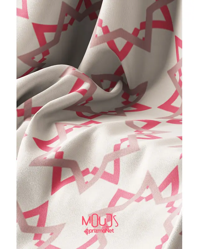 Pink Rose Islamic Round Easy-Care Suede-Feel Tablecloth - MSY-242 - 6