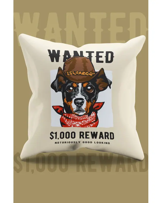 Double-Sided Printed Marjinal Hayvanlar Pattern Set of 4 Coordinated Suede Cushion Cover - PLG147 - 3