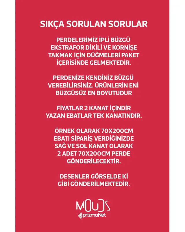 Kalpler Desenli Süet Oturma Odası Salon Fon Perde Dijital Baskılı Ekstrafor Büzgü 2 Kanat PRD-1042 - 3