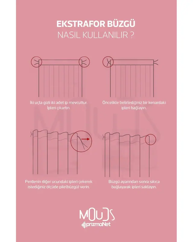 Gray Hearts Patterned Decorative Curtain Kids' and Baby Room Digital Printed Suede Pencil Pleat - Single Panel - PRD-34-TK - 6