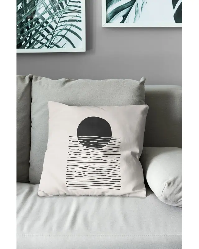 Double-Sided Printed Real Art Pattern Set of 4 Coordinated Suede Cushion Cover - 5