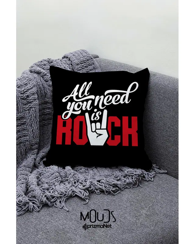 Rock Pattern Double-Sided Printed Single Cushion Cover - 2