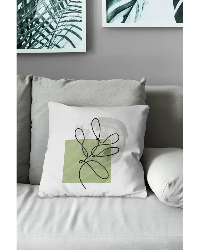 Megu-2 Pattern Double-Sided Printed Suede Cushion Cover - 3