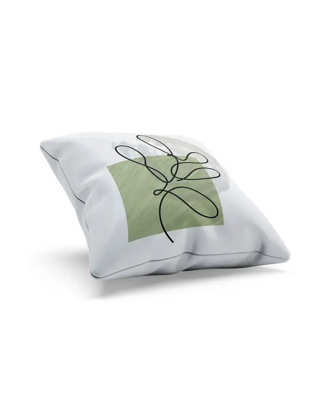 Megu-2 Pattern Double-Sided Printed Suede Cushion Cover - 2