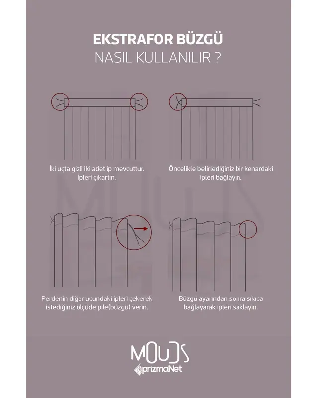 Colorful Small Square Patterned Suede Living Room Salon Decorative Curtain Printed Pencil Pleat Lanyard - Set of 2 Panels - PRD-1004 - 5