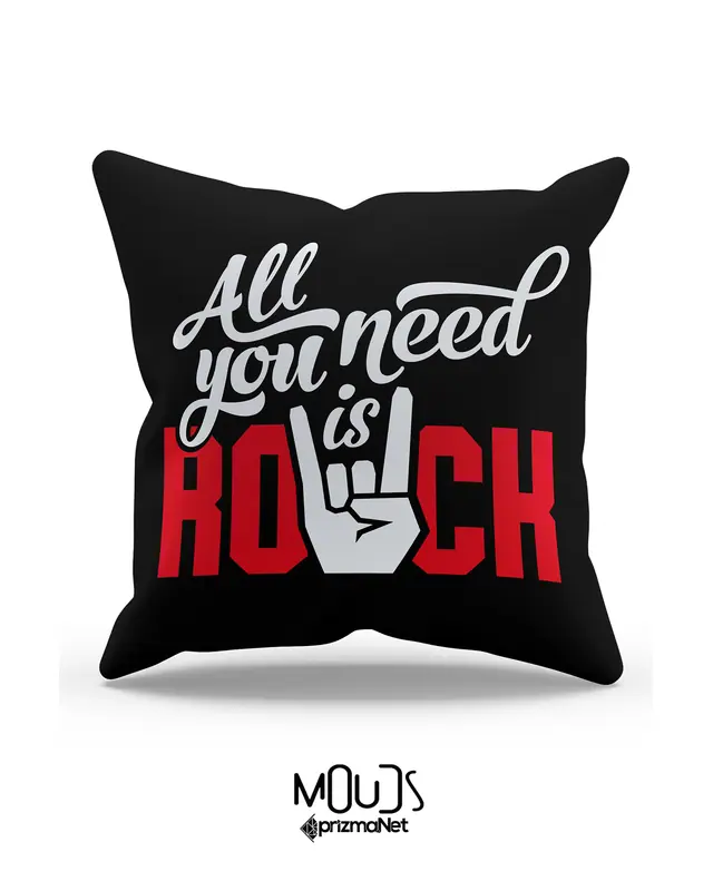 Rock Pattern Double-Sided Printed Single Cushion Cover