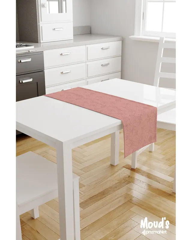 Hope Fell 4 Pattern Printed Suede Table Runner - 2