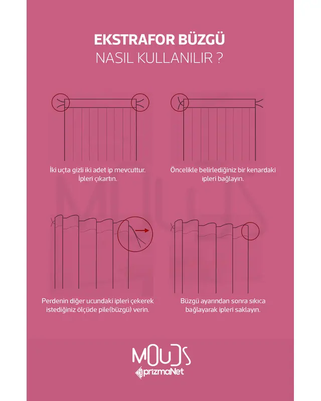 Brush Art 1 Desenli Süet Oturma Odası, Salon Fon Perde Baskılı Ekstrafor Büzgü TEK KANAT PRD-1003 - 4