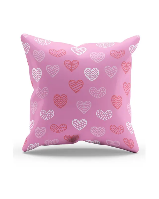 Double-Sided Printed Kalpler Pattern Set of 4 Coordinated Suede Cushion Cover - 8