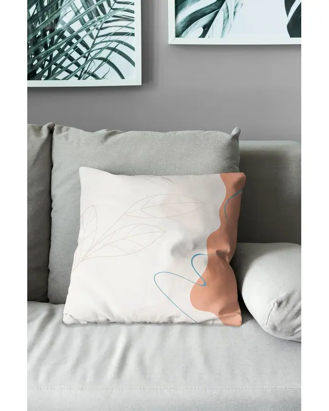 Double-Sided Printed Farmer Pattern Set of 3 Coordinated Suede Cushion Cover - 5