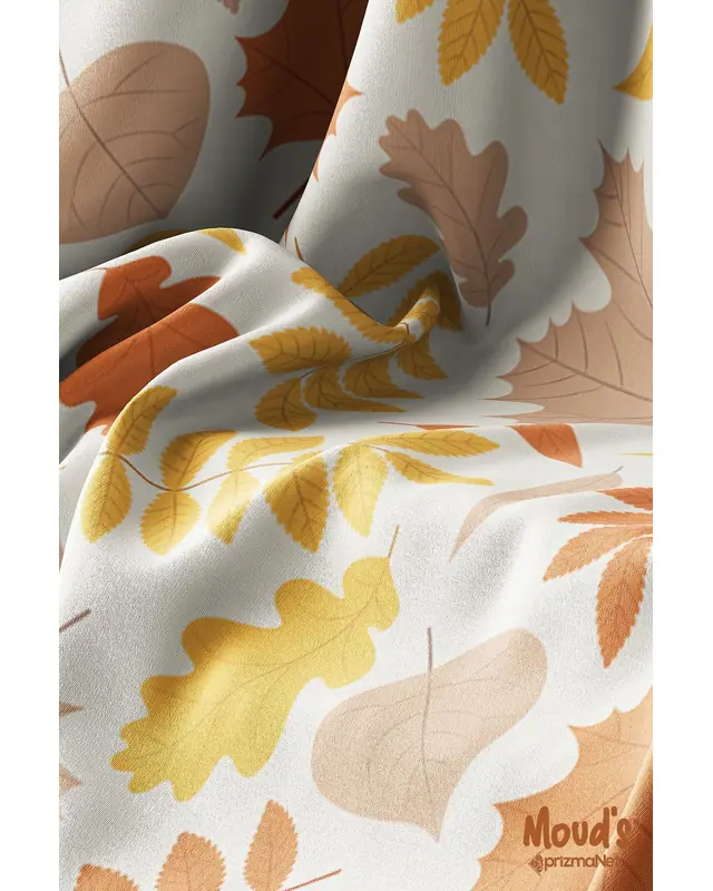 Autumn Leaves Rectangular Easy-Care Suede-Feel Tablecloth - MS-46 - 3