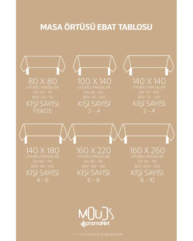 Leopard Rectangular Easy-Care Suede-Feel Tablecloth - MS-280 - 4