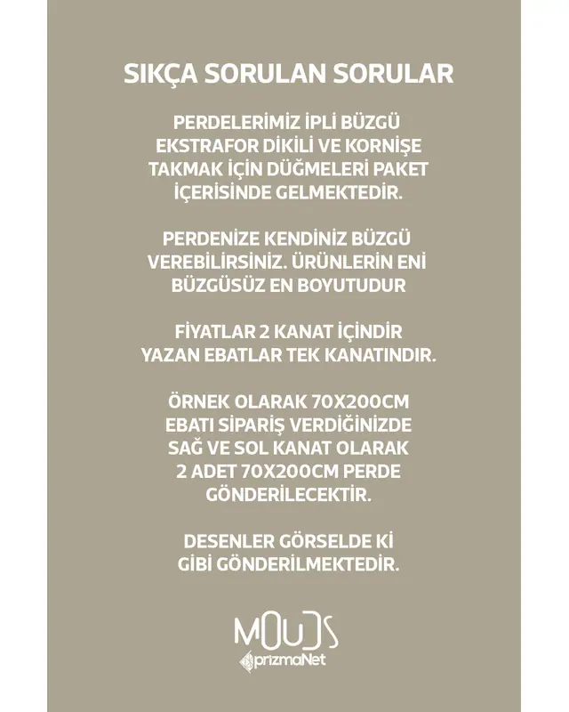 Kahverengi Dalga Desenli Süet Oturma Odası Salon Fon Perde Baskılı Ekstrafor Büzgü 2 Kanat PRD-1067 - 4