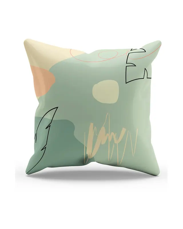 Best Pastel - 1 Pattern Double-Sided Printed Suede Cushion Cover
