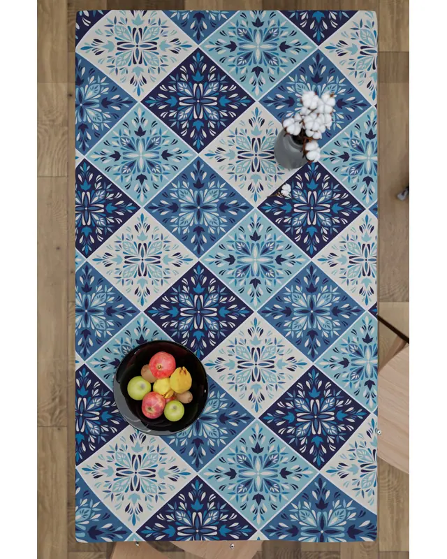 Ramadan Islamic Rectangular Easy-Care Suede-Feel Tablecloth - MS-259 - 6