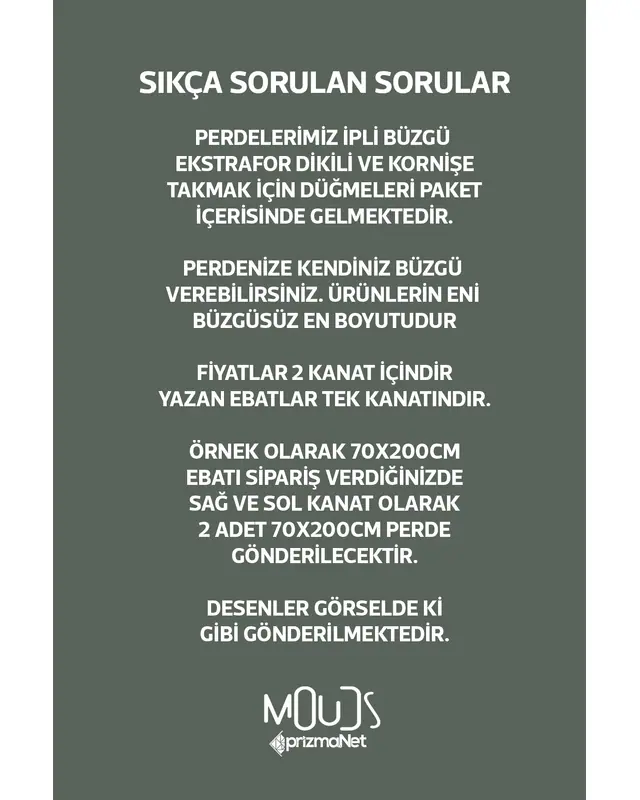 Soft Oval Desenli Süet Oturma Odası Salon Fon Perde Baskılı Ekstrafor Büzgü 2 Kanat PRD-1111 - 4