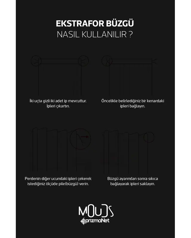 Hitit Figure 4 Desenli Süet Oturma Odası Salon Fon Perde Baskılı Ekstrafor Büzgü TEK KANAT PRD-1017 - 4