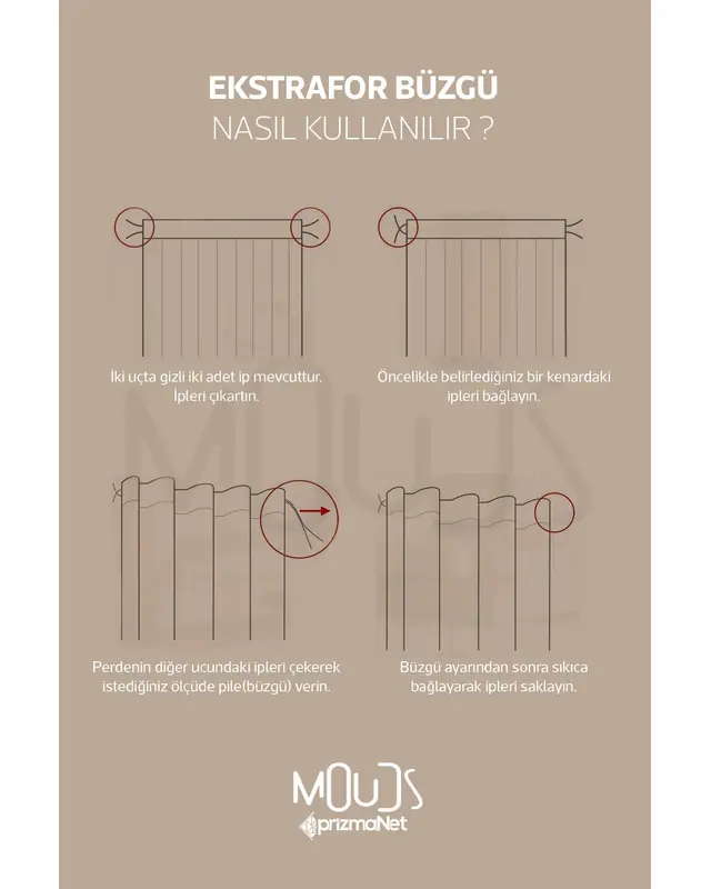 Elite Catcikler Patterned Decorative Curtain Kids' and Baby Room Printed Suede Pencil Pleat - Single Panel - PRD-12-TK - 4