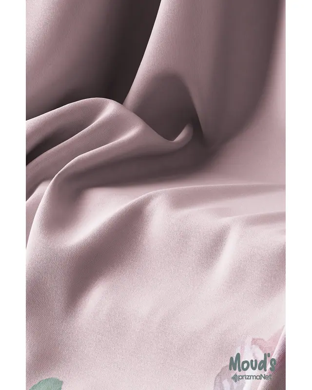 Vintage Flower 3 Round Easy-Care Suede-Feel Tablecloth - MSY-101 - 3