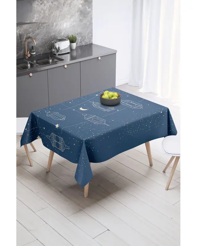 Ramadan Rectangular Easy-Care Suede-Feel Tablecloth - MS-291 - 3
